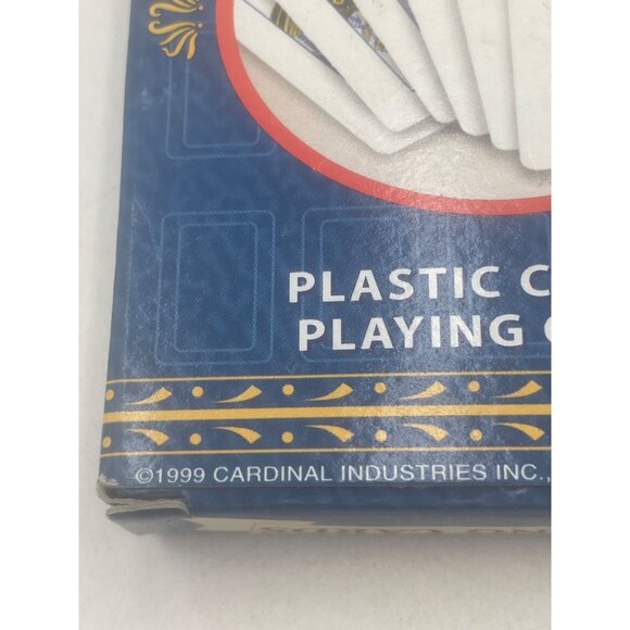 Vintage Plastic Poker Chip Carousel Holder Original Cardinal Playing Cards Set - Picture 4 of 11